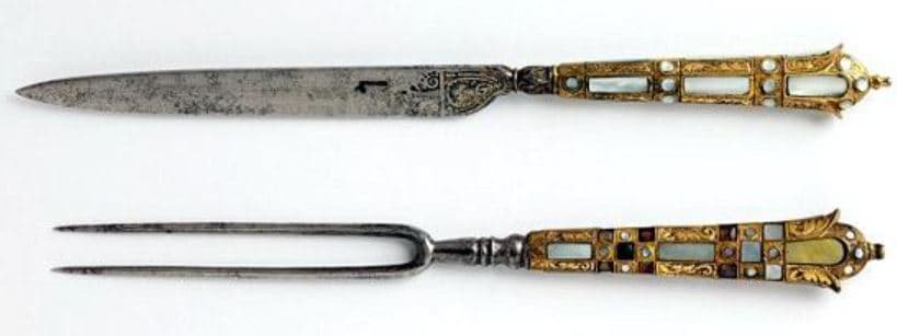 Medieval Gold Forks