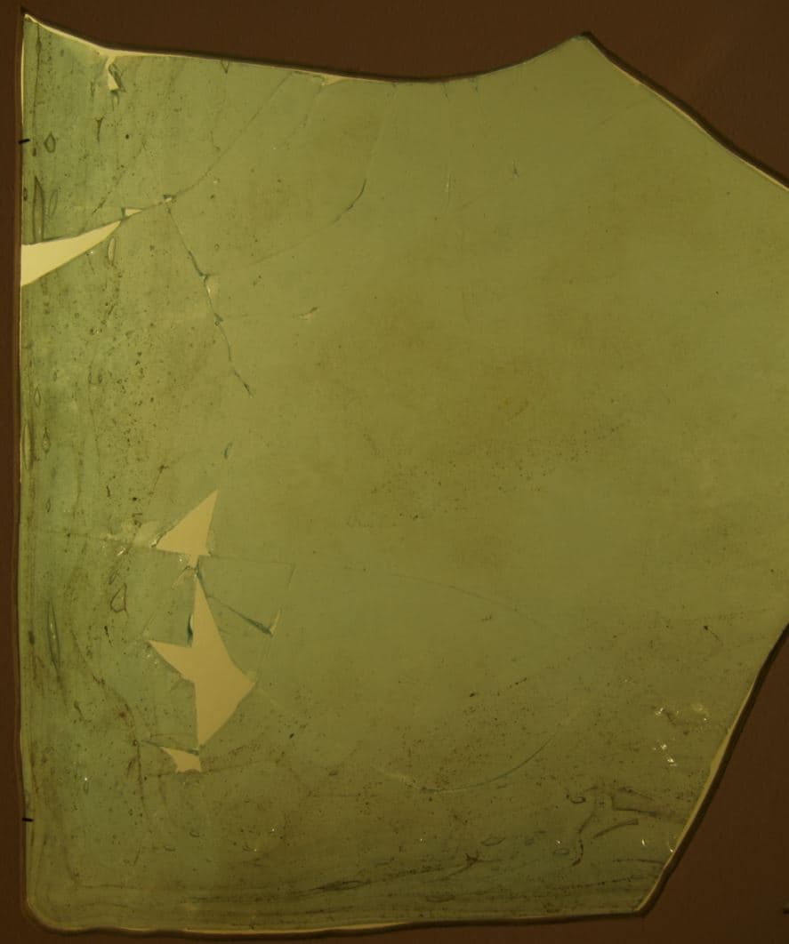 Remaining of Roman Glass Window, later period