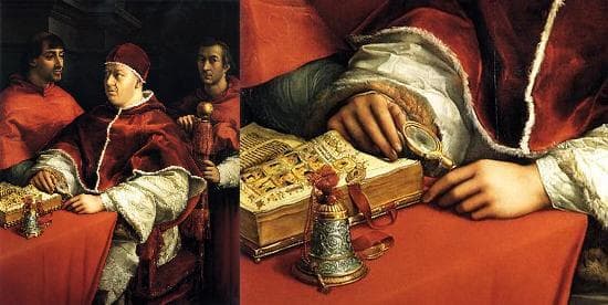 Pope Leo X By Raphael
