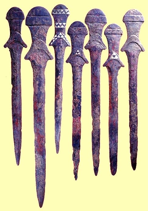Early Minoan Bronze long daggers