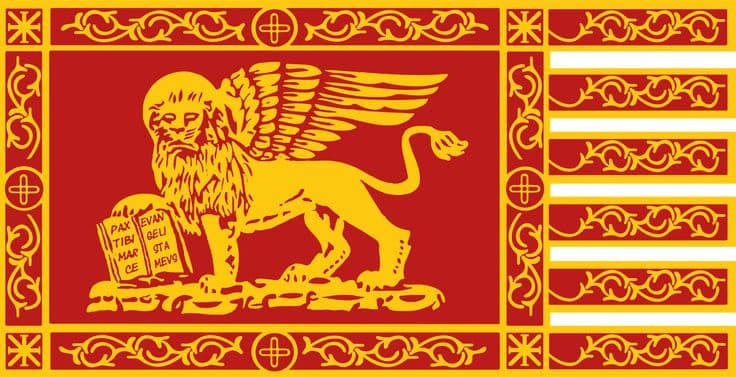The Lion of St. Mark, symbol of the Republic of Venice