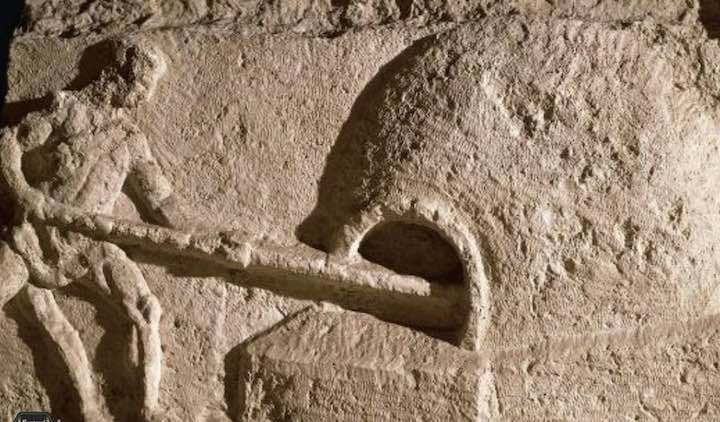 Ancient wooden hearth used to make flatbreads during Roman Times