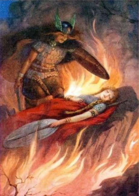 Sigurd saves the Sleeping Brunhild