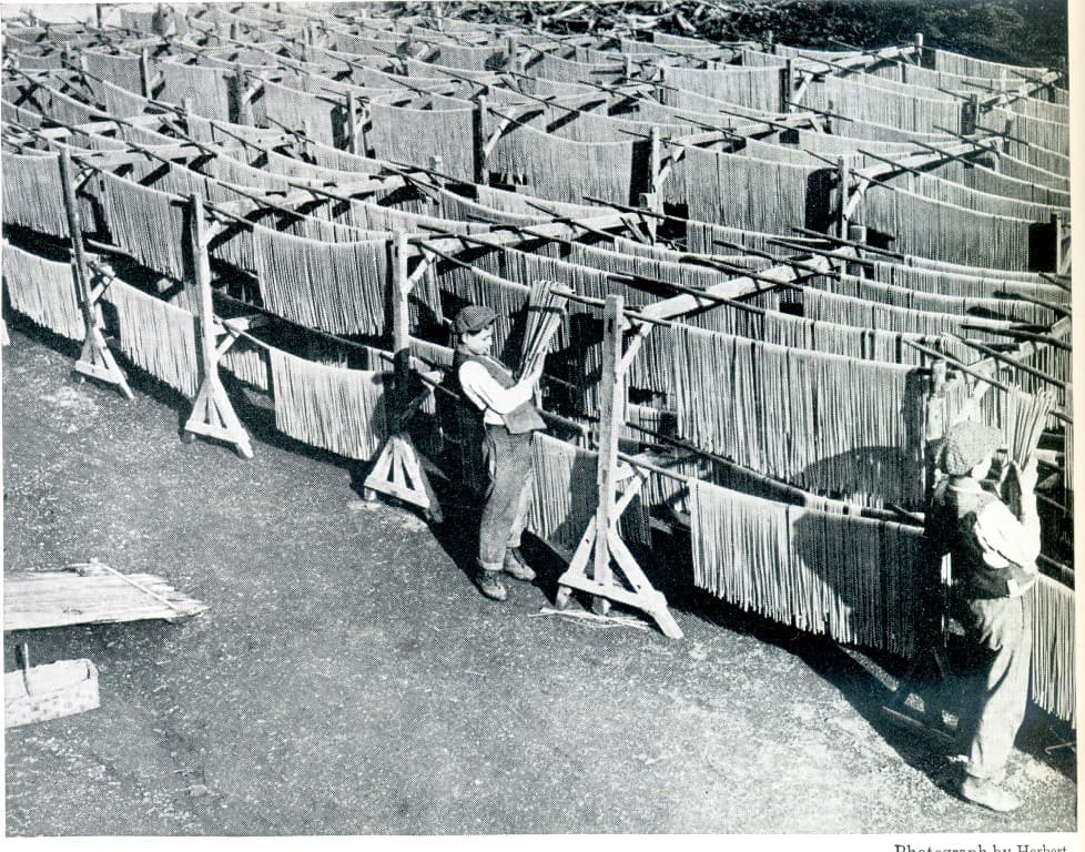1900s Drying Spaghetti