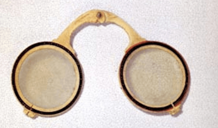 Oldest surviving pair of eyeglasses. Circa 1475