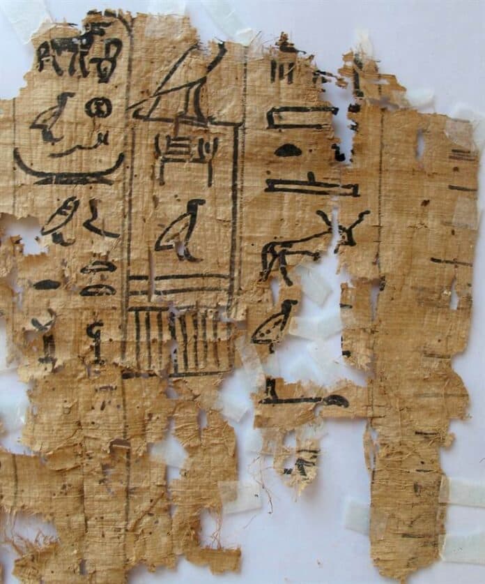 Fragment of Oldest Papyrus Found - 2575 BC